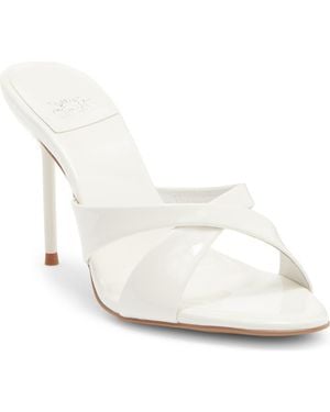 Jeffrey Campbell Crisscross Slide Sandal - White