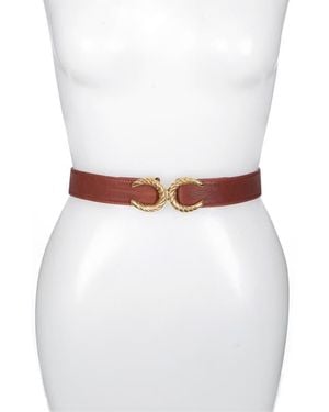 Raina Rama Mini Cici Leather Belt - White