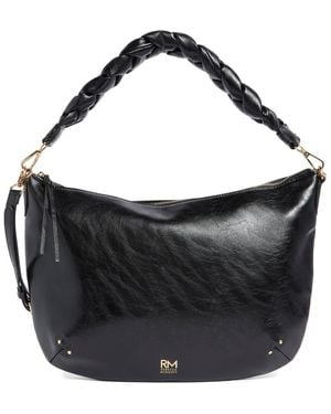 Rebecca Minkoff Eldridge Braided Handle Shoulder Bag - Black
