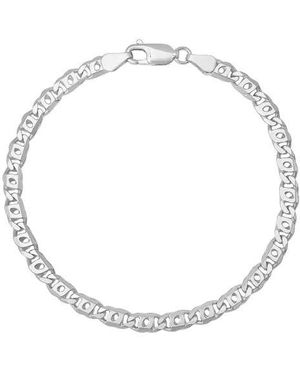 Queen Jewels Tiger Eye Chain Bracelet - White