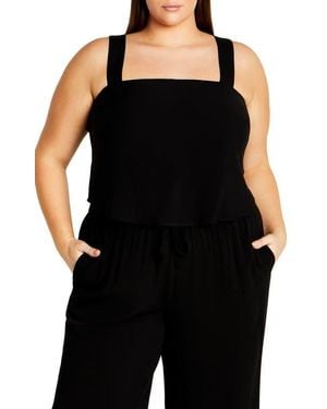 City Chic Mystic Camisole Top - Black