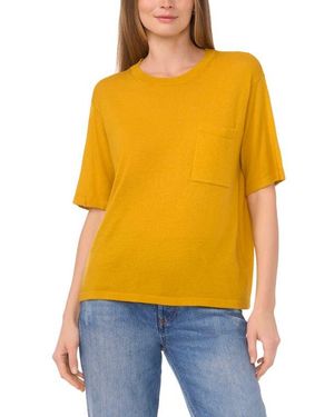 Halogen® Pocket T-Shirt - Yellow