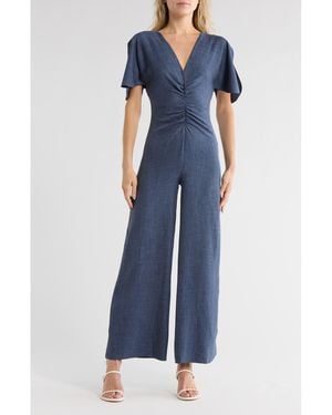 ASOS Cutout Back Jumpsuit - Blue