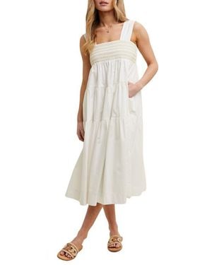 Wishlist Tiered Maxi Dress - Natural