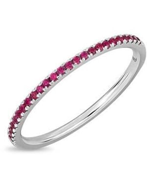 Bony Levy 18K El Mar Ruby Stackable Ring - Multicolor