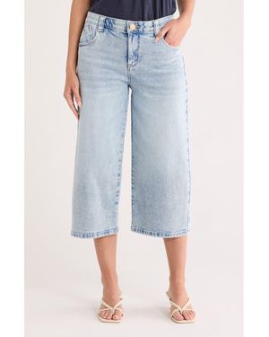Democracy Relaxed Crop Capri Jeans - Blue