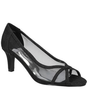Easy Street Picaboo Peep Toe Pump - Black
