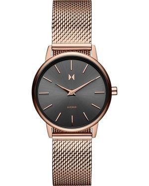 MVMT Avenue Mesh Strap Watch, 28Mm - Black