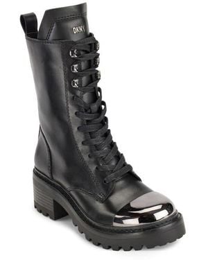DKNY Barnett Combat Boot - Black