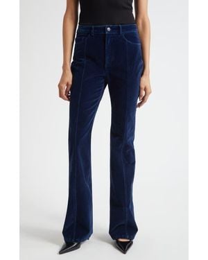 Cinq À Sept Shailene Velvet Pants - Blue