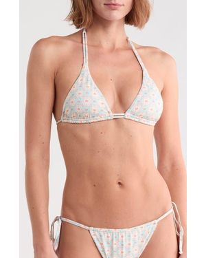 Dippin' Daisy's Lana Triangle Bikini Top - White