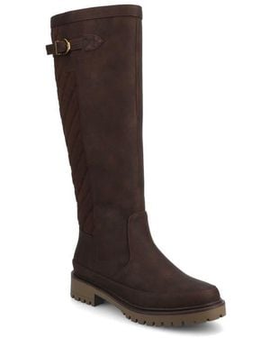 Journee Collection Zemmie Knee High Boot - Brown