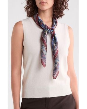 Steve Madden Paisley Square Scarf - Natural