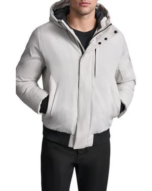 DKNY Stretch Arctic Hooded Jacket - Gray