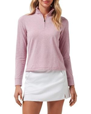 Travis Mathew Featherweight Active Pullover - Red