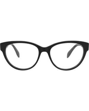 McQueen Core 52Mm Cat Eye Optical Glasses - Black