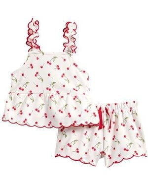 Splendid Cherry Tank & Shorts Set - Pink