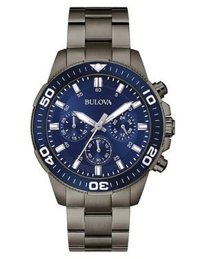 Bulova Chronograph Bracelet Watch, 45Mm - Blue