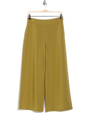 Spanx Crop Wide Leg Pants - Green