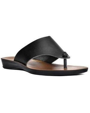 Aerosoft Vintage Arch Thong Sandal - Black