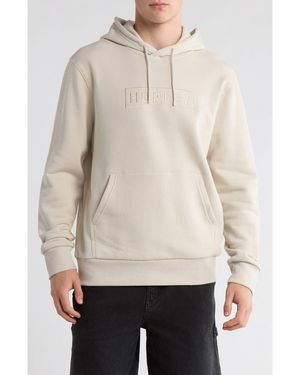 Hurley Logo Fleece Hoodie - Natural