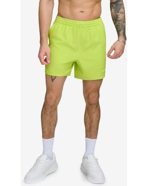 DKNY Stretch Ripstop Swim Trunks - Green