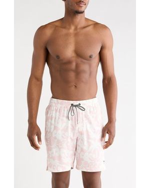 Hurley Sunny Seaside Volley Swim Trunks - White