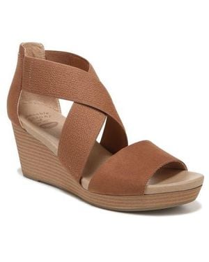 Dr. Scholls Barton Band Wedge Sandal - Brown