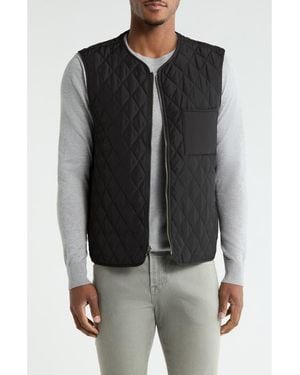 Joe's Jeans Diamond Quilted Vest - Black