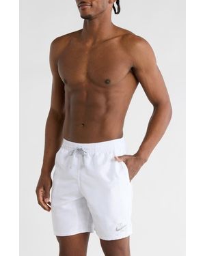 Nike 7-Inch Volley Swim Trunks - White