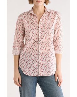 Frank & Eileen Cotton Button-Up Shirt - Pink