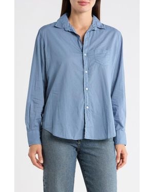 Frank & Eileen Relaxed Button-Up Shirt - Blue