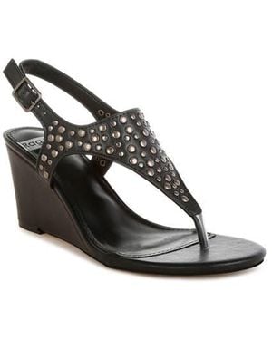 Rag & Co Sappho Slingback Wedge Sandal - White
