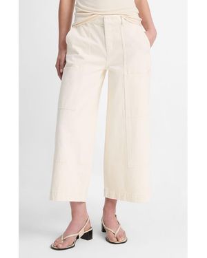 Vince Utility Crop Jeans - White