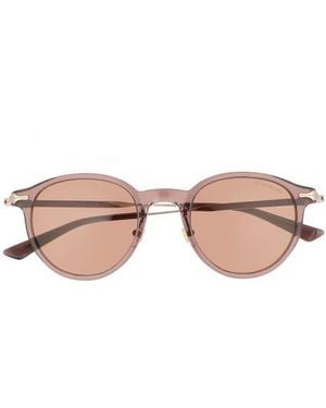 Montblanc 49Mm Round Sunglasses - Pink