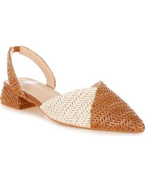 Rag & Co Kinjay Slingback Pump - Natural