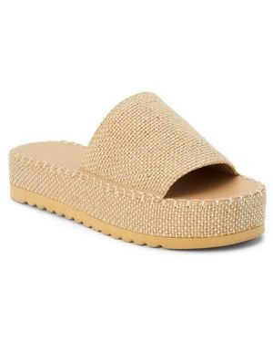 Matisse Del Mar Platform Slide Sandal - Natural