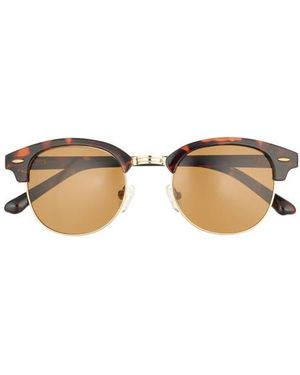 Hurley 49Mm Retro Half Rim Sunglasses - Multicolor