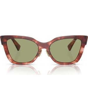Miu Miu 56Mm Cat Eye Sunglasses - Brown