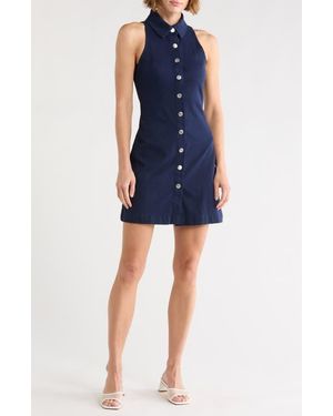 DL1961 Payton Sleeveless Shirtdress - Blue