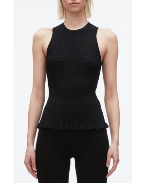 3.1 Phillip Lim Mock Neck Tank - Black
