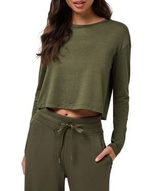 Travis Mathew Celestia Long Sleeve Performance T-Shirt - Green
