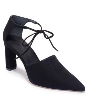Bernardo Siena Ankle Tie Pointed Toe Pump - Blue