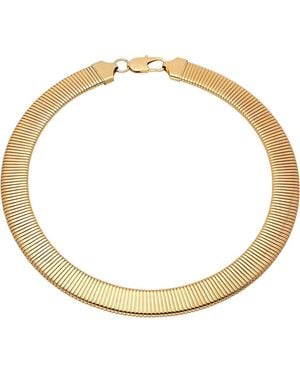 Steeltime 18K Plated Choker Necklace - Metallic
