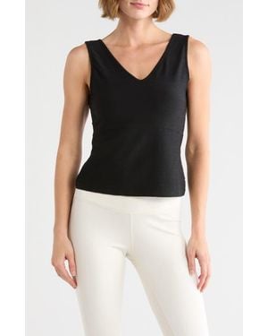 Marika Susie V-Neck Tank Top - Black