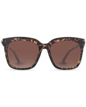 DIFF 54Mm Hailey Square Sunglasses - Brown