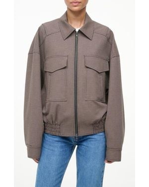 STAUD Eugene Micro Jacket - Multicolor