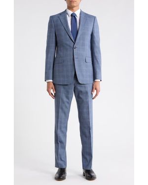 Original Penguin Stretch Wool Blend Suit - Blue