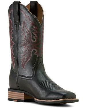 Ariat Olena Leather Western Boot - Black