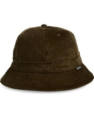 Barbour Westdale Buckle Corduroy Hat - Green